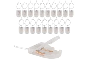 AITRIP (Packung mit 20) cr2032 Batteriehalter Knopfzellenhalter, CR2032 Batteriehalter mit Schalter, 1 x 3V CR2032 Knopfzellenbatteriehalter mit Kabeln EIN Aus Schalter