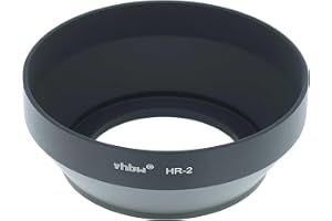 vhbw metall motljuspanel spridningsljus svart lämplig för glas Nikon Nikkor 50 mm 1:1,2, AF 50 mm 1:1,4D, AF 50 mm 1:1,8D