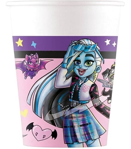 ALMACENESADAN, 5039; 8 vasos de cartón ideal para fiestas y cumpleaños de la licencia Dragon Ball; capacidad 220 ml; paquete de 8 vasos Dragon Ball