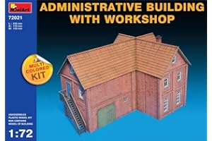 MiniArt Maquette en Plastique échelle 1:72 « Construction Administrative avec Atelier ».