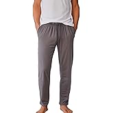 Element 100% Cotton Premium Flexible Fabric Regular Fit Men's Pajamas Under Waist Rubber Drawstring Pocket Sweatproof Slim Tracksuit Sleeping Pants