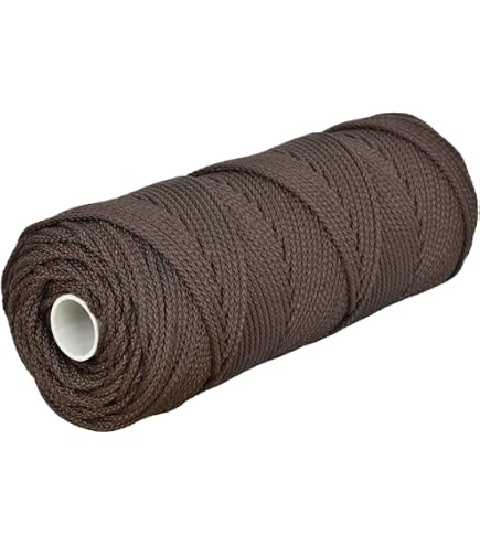 Corderie Italiane 6000150 – Geflochtene Schnur 1,0 Mm, 200 M, Schwarz, Aus Hochfestem Polyester