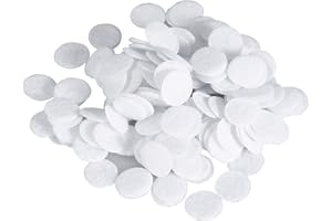 ZJCHAO Filtros de microdermoabrasión, 100 unidades de filtros redondos de algodón para eliminación de puntos negros, máquina de belleza