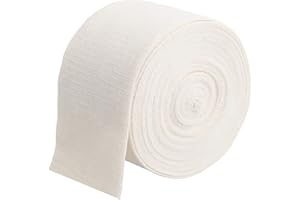 FUTUHADA Vendaje de Soporte Tubular Elástico, Vendas Tubulares de 6.25 CM x 10 M, Vendaje de Gasa Transpirable, Rollo de Vendaje de Compresión, Elastic Tubular Bandage para Brazos/Piernas/Tobillo/Rodilla