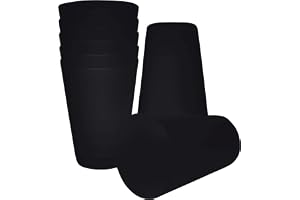 S&S-Shop Mugg 400 ml valbar färg och mängd, hårdplastmugg för fest, barnmugg, stapelbara plastmuggar 0,4 l, återanvändbara pl