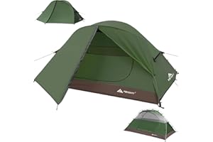 Forceatt Tente 2-3 Personnes en 4 Saisons | Idéal pour Le Camping, La Randonnée | Portes Doubles,Imperméable, Coupe-Vent, Facile à Installer et à Transporter | 4 Couleurs et 2 Tailles.
