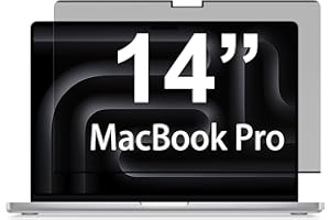 STARY Magnétique Filtre de Confidentialité pour MacBook Pro 14 Pouces (2021-2024, M1,M2,M3,M4) Filtre de Confidentialité Amovible pour Ordinateur Portable et Protection Antireflet