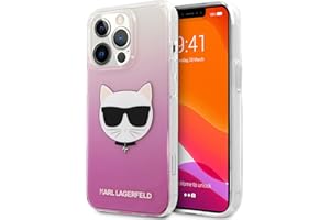 CG MOBILE KARL LAGERFELD KLHCP13LCTRP - Funda para iPhone 13 Pro / 13 6,1", Color Rosa