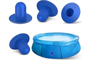 ZZLBZN Pool Plug Stopper, 4Pcs Swimming Pool Wall Plugs Replacement Parts, Pool Plugs for Swimming Pool Filter Pump/Hole Plug/Wall Plug/Pool Filter Pump, Compatible with Intex &Bestway Pool Blue