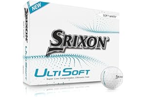 Srixon UltiSoft 4 & 5 - Ultra Soft Golf Ball, Low Compression for Unmatched Feel M, aximum Distance & Enhanced Control, FastLayer CoreA, dvanced Aerodynamics