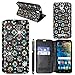 Produktbild Alcatel One Touch Pop 4+ (Pop 4 Plus) (5.5 inch) Hülle , Kamal Star® PU Leder Flip Case Schutzhülle + Stylus