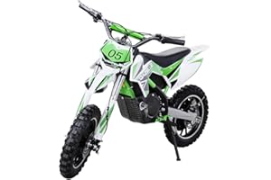 ‎ACTIONBIKES MOTORS Actionbikes Motors Kinder Mini Elektro Crossbike Gazelle 𝟱𝟬𝟬 Watt | 24 Volt - 𝟮𝟱 Km/h - Scheibenbremsen - 3 Geschwindigkeitsstufen - Pocket Bike - Motorrad - Motocross - Dirtbike (Grün)