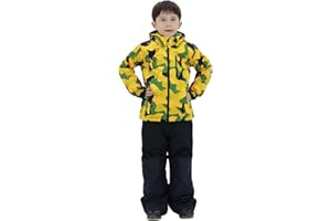 ODYSSEY-REFUGE LUNA Jungen-Schneeanzug mit Kapuze Wasserabweisender Skianzug, winddichter Winteranzug