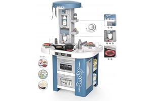 Smoby – Cucina Tech Edition, 7600311049, + 3 Anni, con Luci e Suoni, Tanti Accessori Inclusi