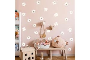 HGDESIGN Väggdekor, väggdekal, blommor, hjärta, träd, väggdekoration för barnrum, babyrum, pojke, flicka (F)