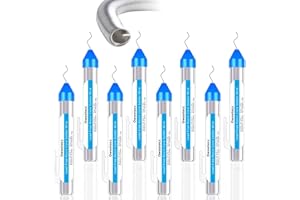 Owootecc Alambre de soldadura con núcleo de resina 0,8 mm, alambre de estaño, 99,3% Cu 0,7% de flujo, 1,8%, 16 g, para soldadura eléctrica y bricolaje (8Pack)