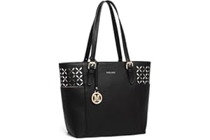 Miss Lulu Borsa Tote Donna, Borsa a Spalla Grande, Borse a Mano Università, Lavoro Bag, Multitasche, Impermeabile, Maniglia Regolabile