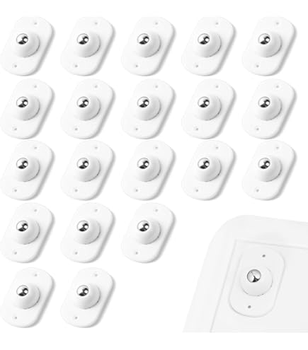 8 stuks kogelwielen, mini-meubelwielen, 360 graden, zelfklevende zwenkwielen, 3,7 cm wielen voor meubels, sterk rolwiel voor friteuse, mixer, koffiezetapparaat, vuilnisbak, kogelrol, rol, zwart, 8