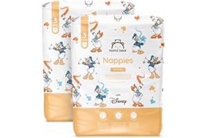 Marca Amazon - Mama Bear Disney pañales ultrasecos, Talla 3 (4-9 kg) , Blanco, 172 Unidad, 2 Paquetes de 86 - PACK MENSUAL