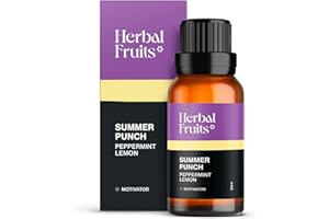 Aerosoul® olejki eteryczne do dyfuzora, olejek zapachowy motywacja, olejki eteryczne mięta pieprzowa, cytryna, limonka, olejki do aromaterapii, 100% olejków eterycznych, najwyższa jakość, 20 ml