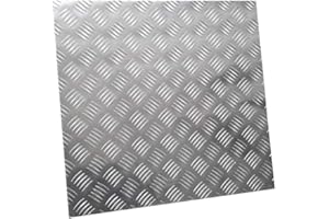 JKGHK Tôle Ondulée en Aluminium Peut être Utilisé pour Le Garage Antidérapant (300 mm x 300 mm),Thickness:3mm