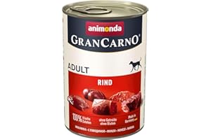 Animonda Gran Carno - Cibo per Cani, carne di manzo, 6 x 400 g
