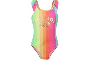 PinkSheep Maillot de bain une pièce pour filles - Maillot de bain pour cours de natation - Maillot de bain de plage pour enfants de 2 à 10 ans