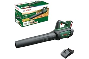 Bosch souffleur de feuilles sans fil AdvancedLeafBlower 36V-750 (1x batterie 2,0 Ah, 36V, Moteur Brushless, pour les feuilles tenaces qui collent au sol et grandes surfaces, 2,8 kg, dans carton)