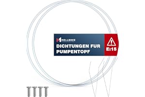 2 Set Reparatursatz Pumpentopf Dichtung 12005744 für Fehler E15 | Mellbree Ø182mm Geschirr
