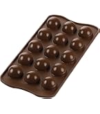 silikomart | SCG43 Stampo in Silicone per Cioccolatini CHOCO MELODY, Antiaderente, Confezione da 1 Stampo per Dolci, Easy Choc, 36 mm, h 24 mm, Volume 70 ml, Made in Italy
