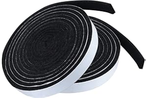 Carkio Lot de 2 joints d'étanchéité 1/2" x 1/8" 10 pieds pour fumeurs - Haute chaleur - Joint de barbecue ignifuge - Pour fumeurs - Couvercle barbecue
