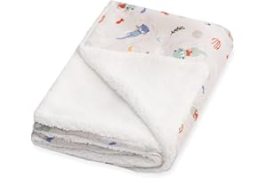 Julius Zöllner Little Otti - Manta de invierno (talla 70/100), fabricada en Alemania, 100% algodón jersey y Oeko-Tex Standard 100, diseño de Little Otti