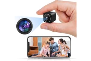 IRIPLEZO Mini Kamera, 1080p HD Mini Überwachungskamera Live Übertragung Handy APP Kamera Überwachung Innen WLAN Videoüberwachung Mit Akku Kleine WiFi Babyphone Sicherheitskamera Bewegungsmelder Nachtsicht