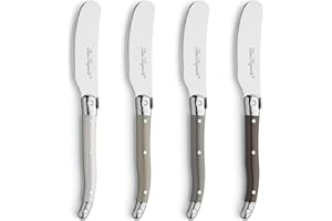 Lou Laguiole Tradition - Coffret bois 4 tartineurs mixés