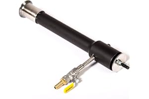 DEVIL-FORGE Bruciatore a gas modello DFC (180.000 BTU), valvola a sfera, strozzatore dell'aria, per Fornace, Fucina a Gas Propano, Fabbri, Raffinerie, Fabbricazione di Coltelli, Lavori di forgiatura