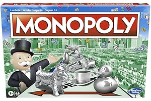 Monopoly, Jeu de Plateau Familial pour Enfants et Adultes, Jeu de Société Classique de Stratégie pour Les Garçons et Les Filles, 2 à 6 Joueurs, À Partir de 8 Ans