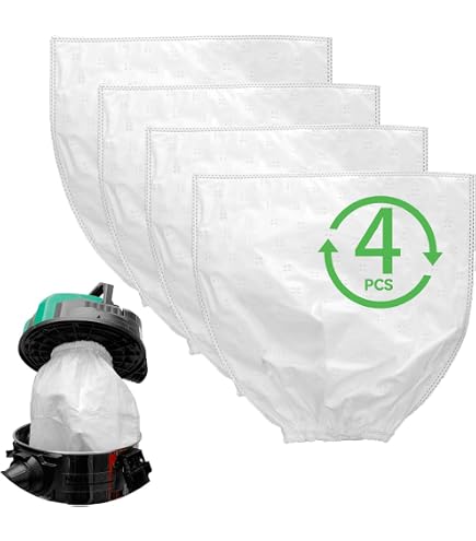 Vhbw 10x Filtro In Tessuto Sostituisce Lidl / Parkside 30250135 30250135ps Per Aspirapolvere Aspiratore A Seccoumido Lavabile Blu 84291012
