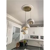 Beton G&ouml;r&uuml;n&uuml;ml&uuml; Modern Şık İskandinav Tarz 3 Başlıklı Avize (25cm) (RUSTİK AMPUL HEDİYELİ) NESTVİBE