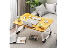 BLIROT Smart Standard Multi-Purpose Laptop Table with Dock Stand/Study Table/Bed Table/Foldable and Portable/Ergonomic & Roun
