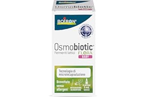 Osmobiotic Flora Baby - Integratore Alimentare con Fermenti Lattici per Neonato, Lattante e Bambino, Senza Glutine, Senza Lattosio, Senza Allergeni, Senza Aroma e Gusto - Flacone da 5 ml