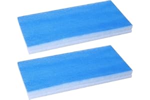 ZEELYDE Airbrush Hobby - Set di filtri per cabina aerografo, in fibra di vetro, compatibile con master, Paasche, 2 pezzi