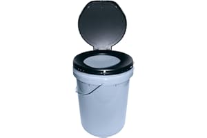 Leisurewize Need-A-Loo Portable Toilet, Bucket-Style Toilet with Carry Handle, 32cm x 37cm (LWACC310)