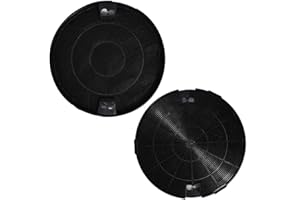 EVAYP / 2x Filtro a carboni attivi/Adatto per AEG - Bauknecht - Elica - IGNIS - Whirlpool / 481249038013 NYTTIG FIL 600 50290652002 EHFC29 Tipo 29 CHF029 per cappe da cucina