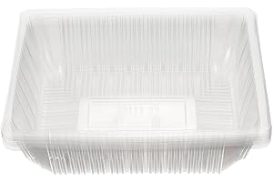 EXCEART 10pcs Epoxy Crafts Dust Cover Clear Dome Cover Plates Cover for Epoxy Resin Casting, Transparent, 20.3X15.5cm