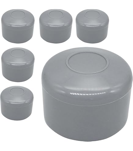 10 Tappi Per Recinzione Antracite Ø76mm - Protezione Pali Da Giardino, Piramide Rotonda - Foto 8