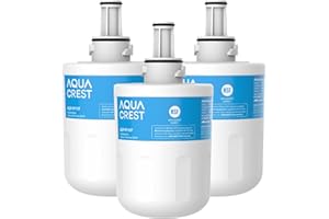 AQUA CREST DA29-00003F Fridge Water Filter, Compatible with Samsung® Aqua Pure Plus DA29-00003F, HAFIN1, DA29-00003A, DA29-00003B, DA29-00003A-B, DA61-00159A, DA97-06317A (3)