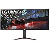 LG 38GN950 UltraGear Monitor Gaming 38" QuadHD+ UltraWide Curvo 21:9 LED NanoIPS 1ms HDR 600, 3840x1600, G-Sync Compatible e 