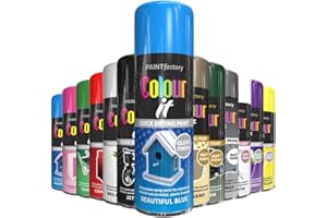 AlezyB - 1 x Beautiful Blue All Purpose Aerosol Spray Paint 250ml. Excellent Coverage, Quick & Fast Drying for interior & exterior Multipurpose Spray for Metal | Plastic | Wood | Glass.