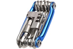 Gobesty Multifunction Bike Repair Tool Kits, 11 in 1 Bicycle Tool Kit Bike Chain Tool, Tire Patch,Tyre Lever / Mini Tool for Outdoor Cycling