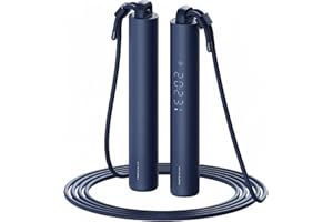 ‎XIAOMI Xiaomi Smart Jump Rope – Präzises Tracking, Kabellos & Kabelgebunden, Smartes Display, Fitness-Analysen, Bluetooth 5.0, USB-C, Leicht & Kompakt